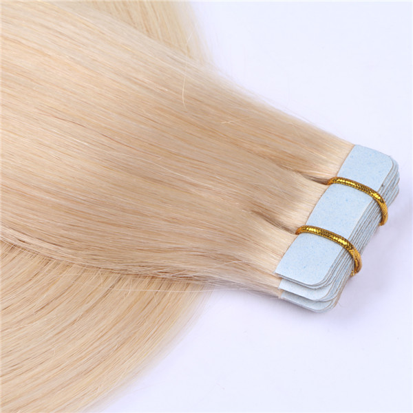 Russian tape hair extensions blonde hair XS107